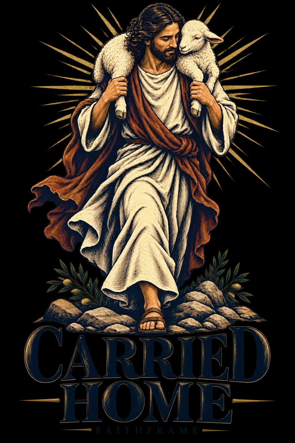 Carried Home concept illustration