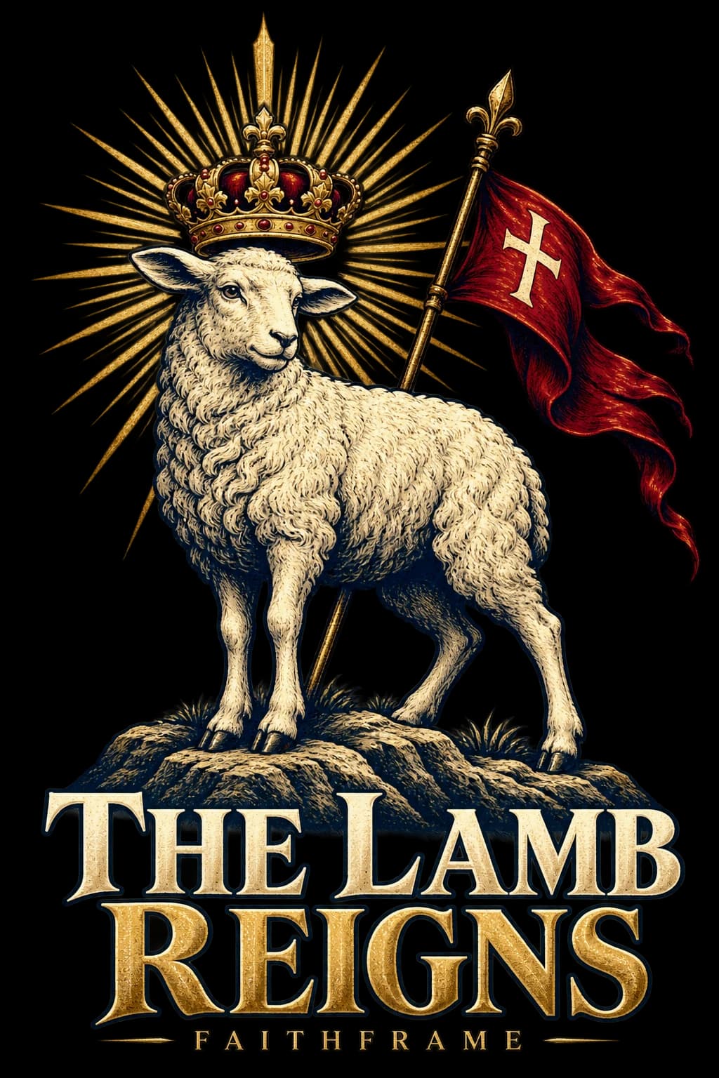 The Lamb Reigns concept illustration