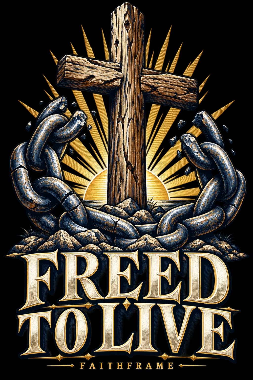 Freed to Live concept illustration